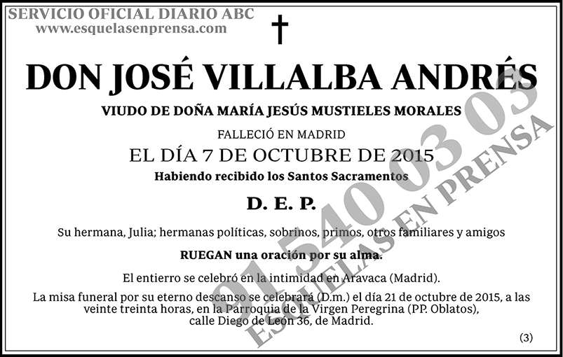 José Villalba Andrés